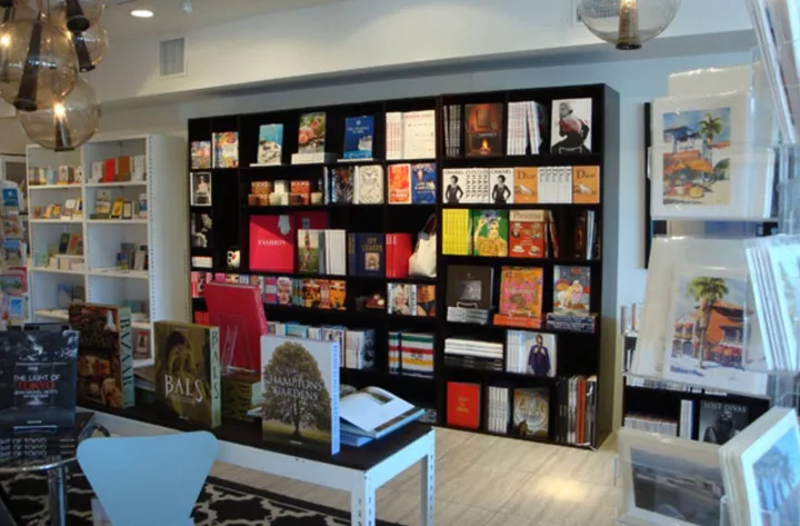 The colorful Just Fabulous store interior in Palm Springs